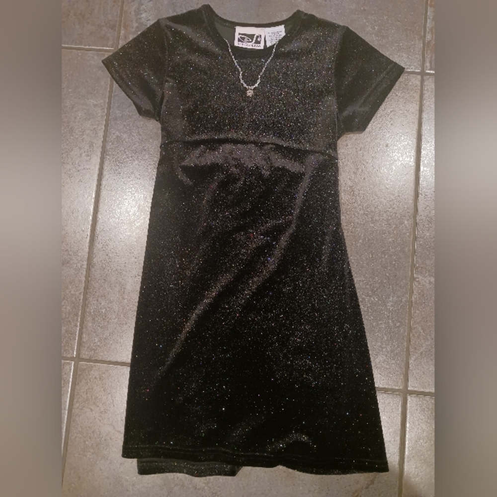 Girls Size 10 Black Sparkly Speechless Dress